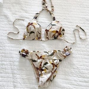 Floral Print Bikini Set